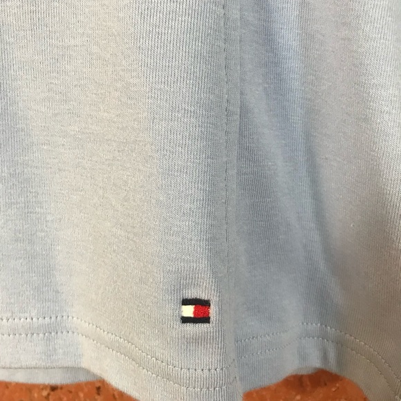 Tommy Hilfiger Light Blue Polo SZ-SP - Picture 4 of 5
